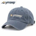 Washed Blue Denim-Look Baseball Cap — Hero