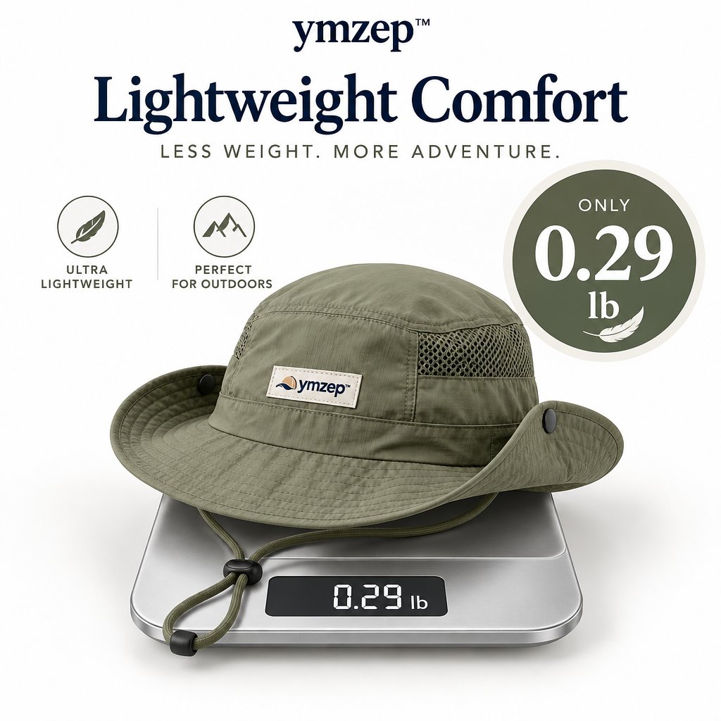 Olive Green Boonie Hat with Chin Cord — Weight