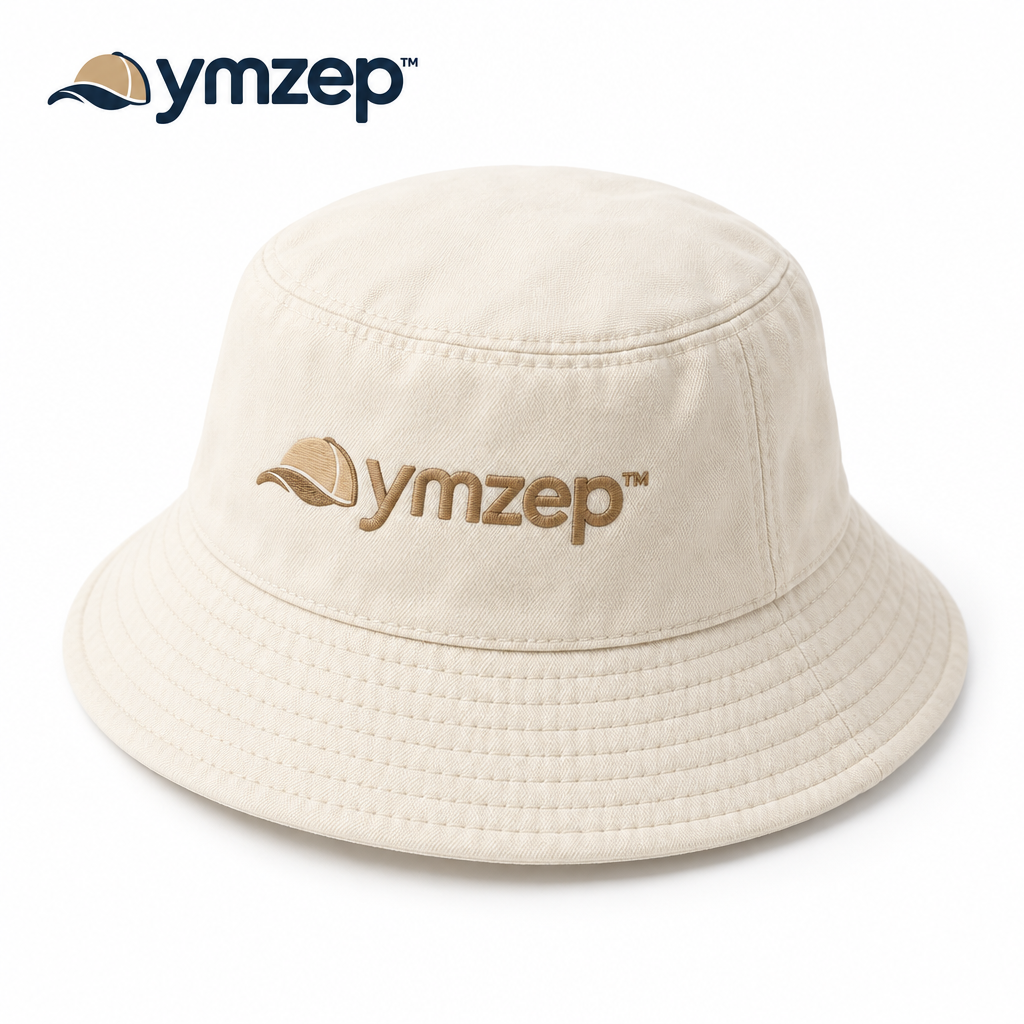 Cream Corduroy-Look Bucket Hat — Hero