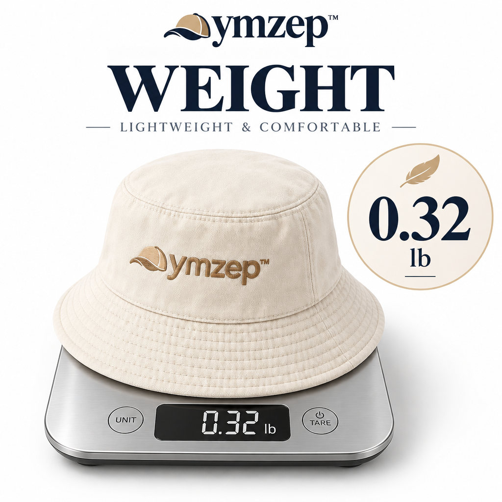 Cream Corduroy-Look Bucket Hat — Weight